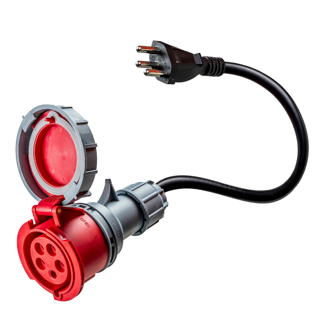 16A 5-biegunowy do Type J dla Szwajcarii Adapter