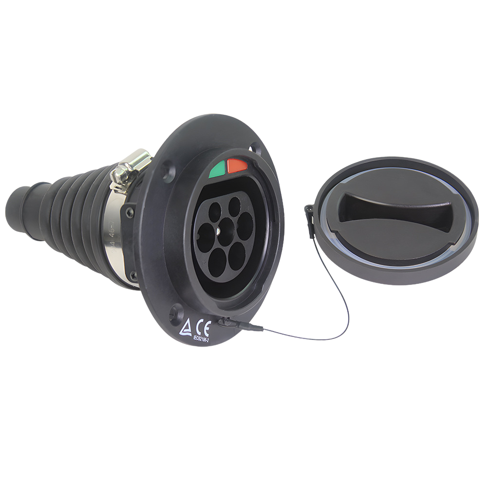 Gniazdo Type 2 do auta | 3 fazy | 16A/32A