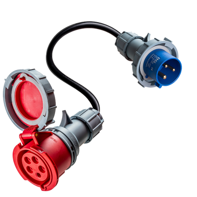 16A 5-biegunowy do 32A 3-biegunowego CEE Adapter