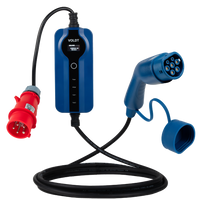 Type 2 - 16A czerwone gniazdo CEE | 3 fazy | Regulowany 8A - 16A | 11kW kabel do ładowania