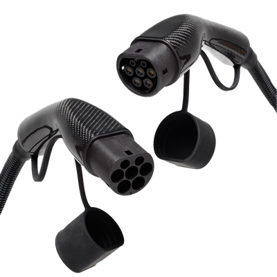 Voldt® Kabel ładowania Typ 2 z włókna węglowego 22kW