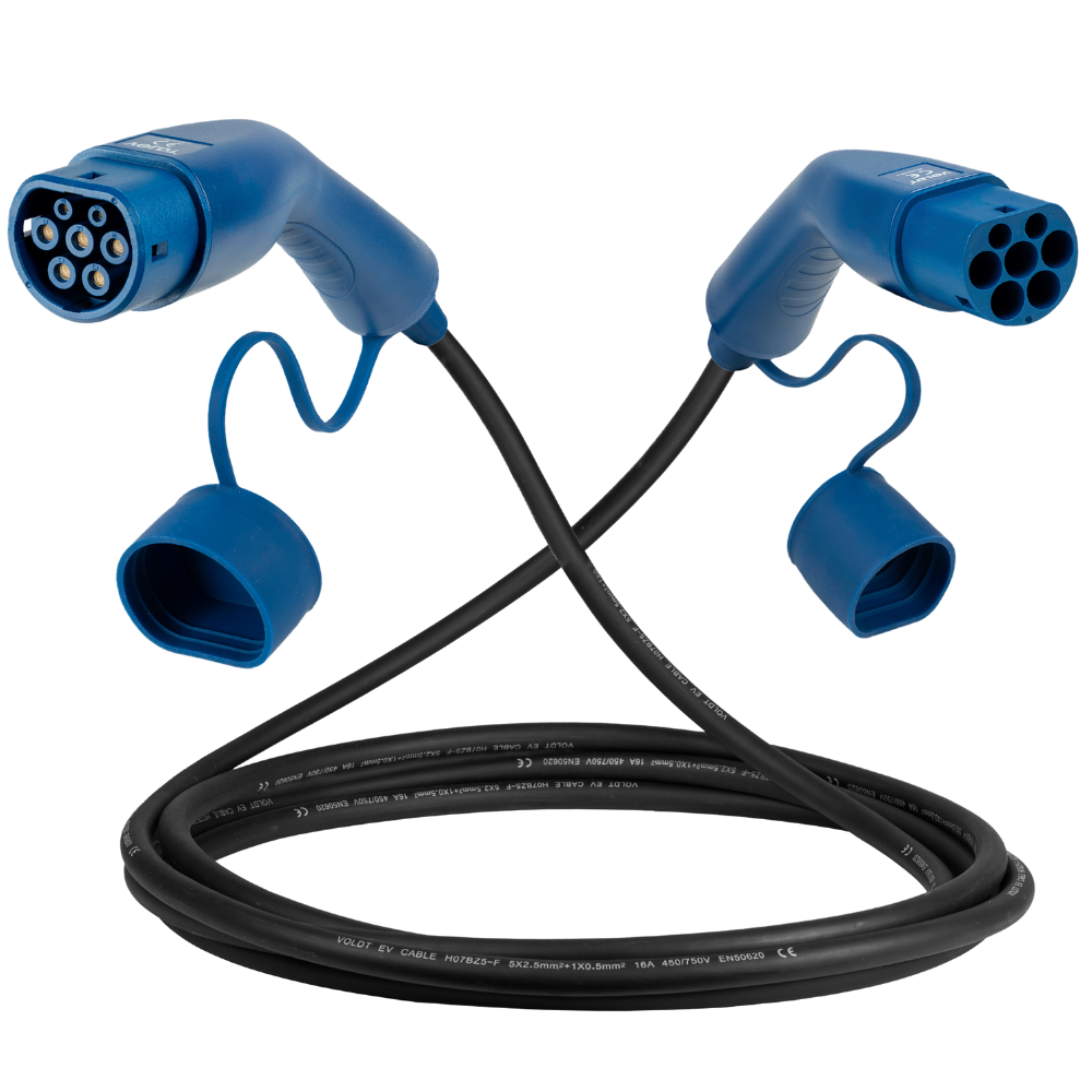 Type 2 | mode 3 | 16A | 11kW kabel do ładowania