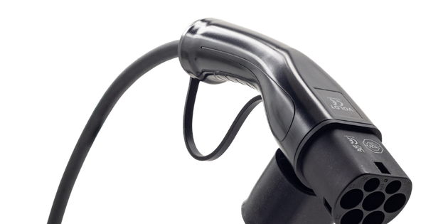 Adapter kabel type 2 (strona stacji ładowania) do 3-biegunowego niebieskiego gniazda 32A CEE