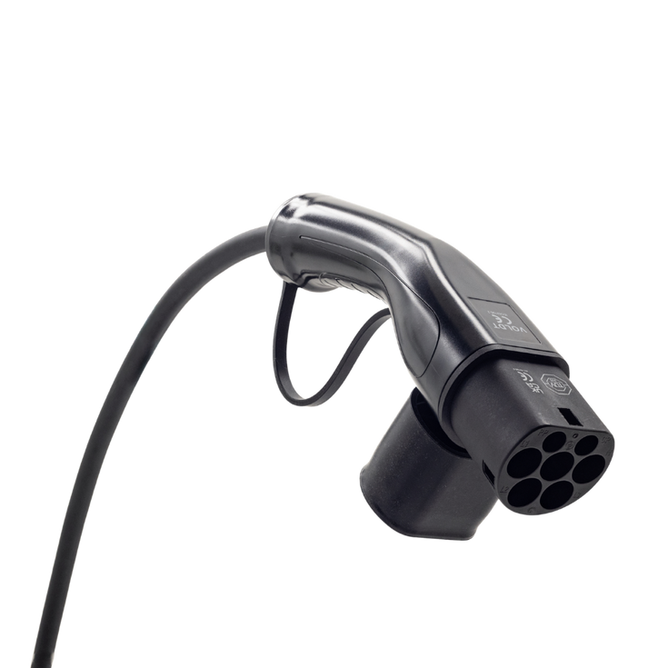 Adapter kabel type 2 (strona stacji ładowania) do 3-biegunowego gniazda 16A niebieskiego CEE