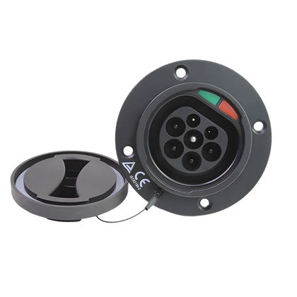 Gniazdo Type 2 do auta | 3 fazy | 16A/32A