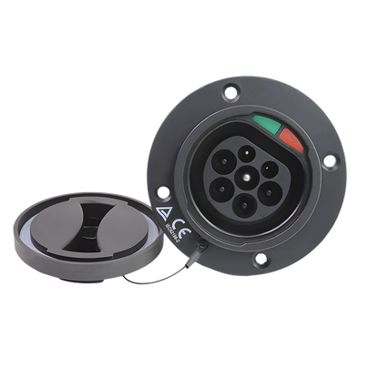 Gniazdo Type 2 do auta | 3 fazy | 16A/32A