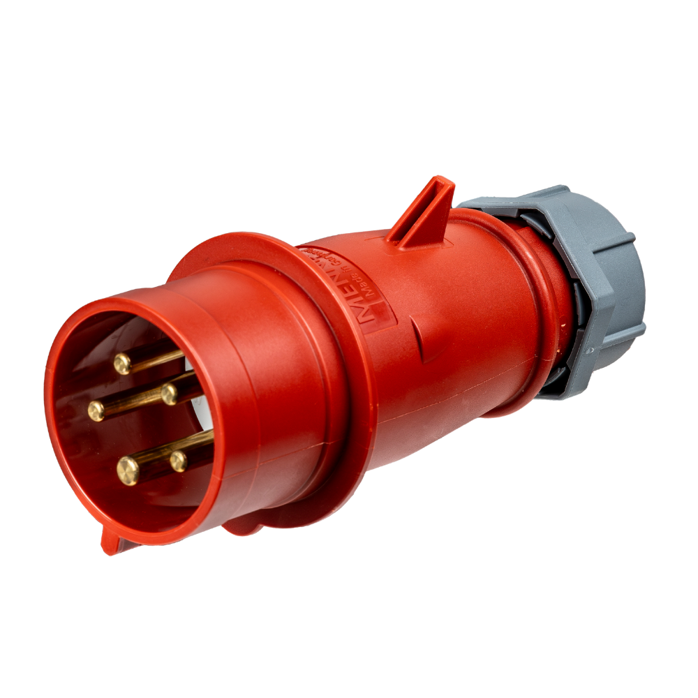 Type 2 - 32A czerwone gniazdo CEE | 3 fazy | Regulowany 8A - 32A | 22kW kabel do ładowania