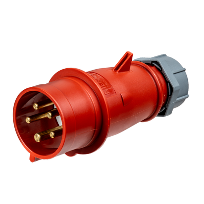 Type 2 - 32A czerwone gniazdo CEE | 3 fazy | Regulowany 8A - 32A | 22kW kabel do ładowania