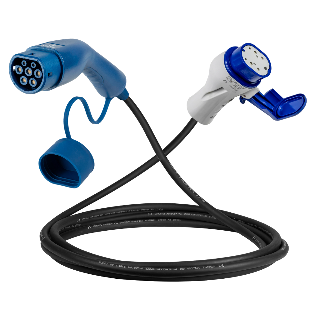 Type 2 - Type 3 | mode 3 | 16A | 11kW kabel do ładowania