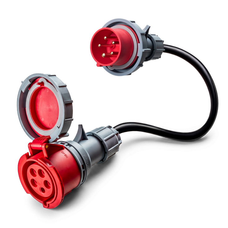 16A 5-biegunowy do 32A 5-biegunowego CEE Adapter