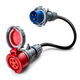 32A 5-biegunowy CEE do 32A 3-biegunowego CEE Adapter