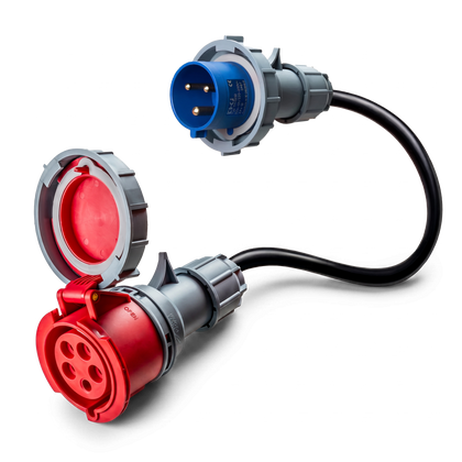 16A 5-biegunowy do 16A 3-biegunowego CEE Adapter