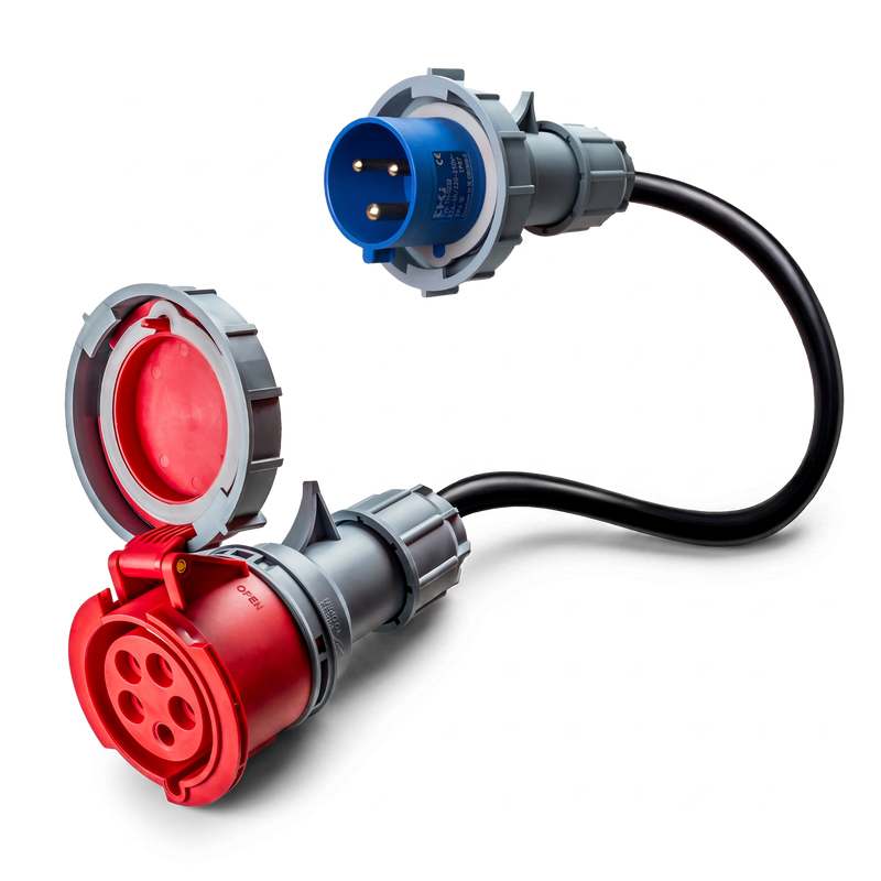 32A 5-biegunowy CEE do 16A 3-biegunowego CEE Adapter