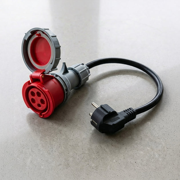 16A 5-biegunowy do Schuko Adapter