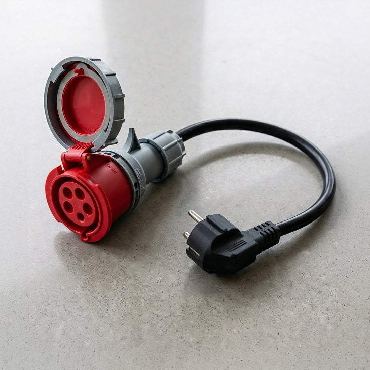 32A 5-biegunowy CEE do Schuko Adapter