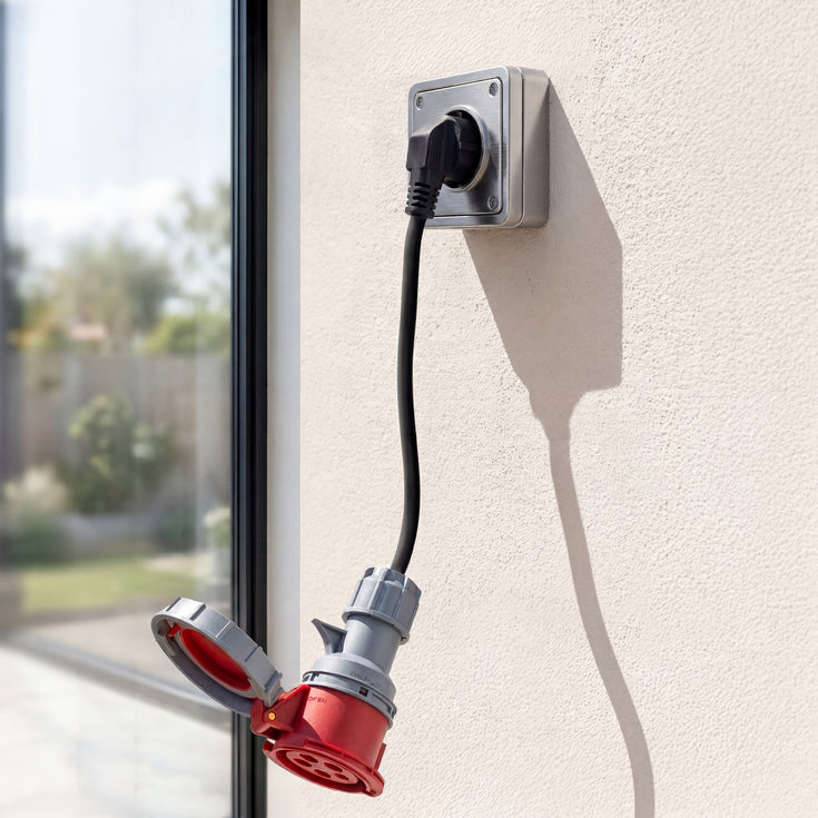 16A 5-biegunowy do Schuko Adapter