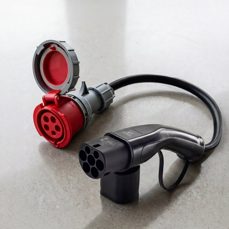 32A 5-biegunowy CEE do Type 2 Adapter