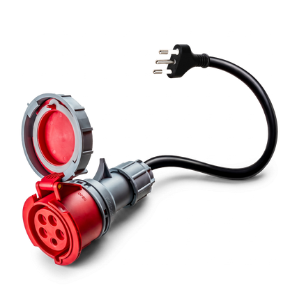 32A 5-biegunowy CEE do Type L Adapter dla Włoch