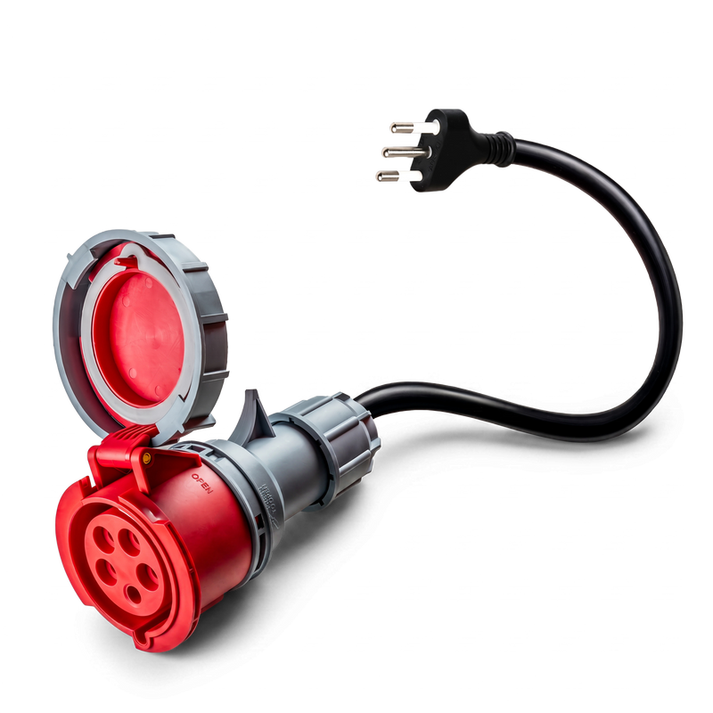 32A 5-biegunowy CEE do Type L Adapter dla Włoch
