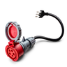 32A 5-biegunowy CEE do Type L Adapter dla Włoch