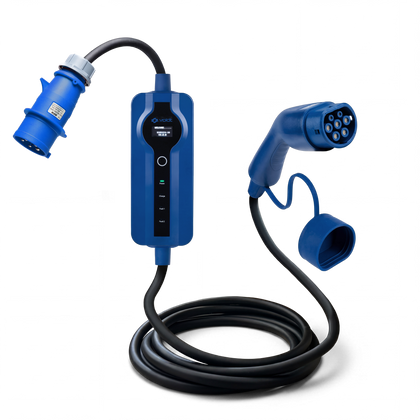 Voldt kabel do ładowania EV z CEE | 1 faza | 8A-32A | 7.4kW + APP