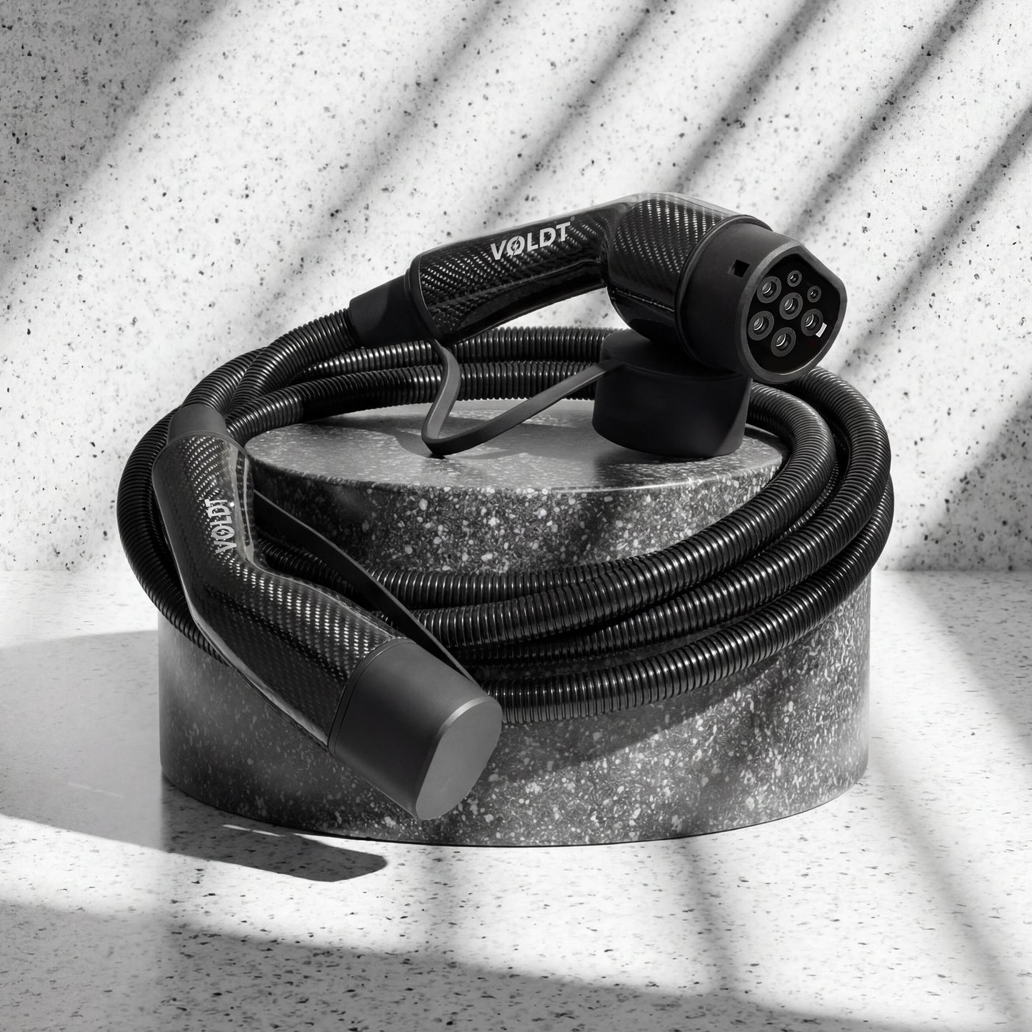 Voldt® Kabel ładowania Typ 2 z włókna węglowego 22kW