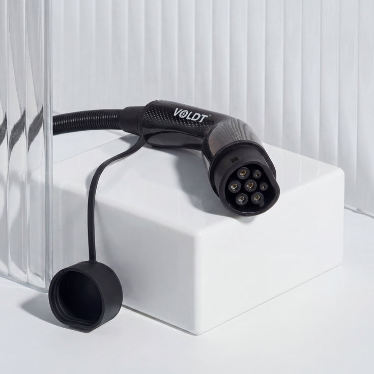 Voldt® Kabel ładowania Typ 2 z włókna węglowego 22kW