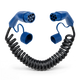 Type 2 | mode 3 | 32A | 22kW | spiralny kabel do ładowania