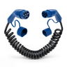 Type 2 | mode 3 | 32A | 22kW | spiralny kabel do ładowania