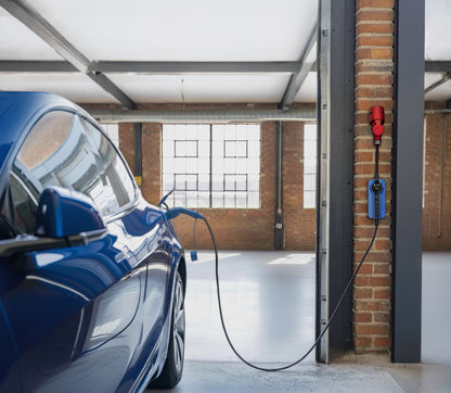 Type 2 - 32A czerwone gniazdo CEE | 3 fazy | Regulowany 8A - 32A | 22kW kabel do ładowania