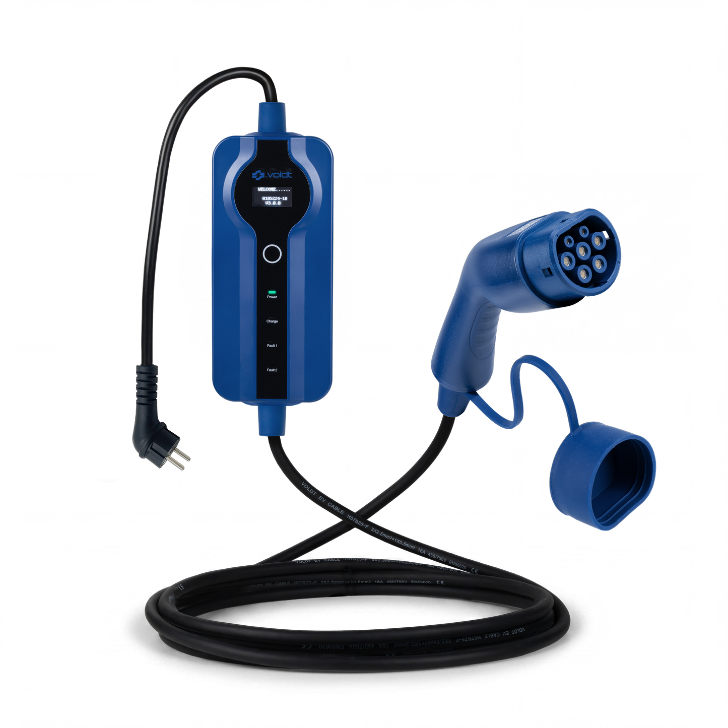 Voldt kabel do ładowania z gniazdka EV 230V | 8A - 16A | 3,7kW + APP
