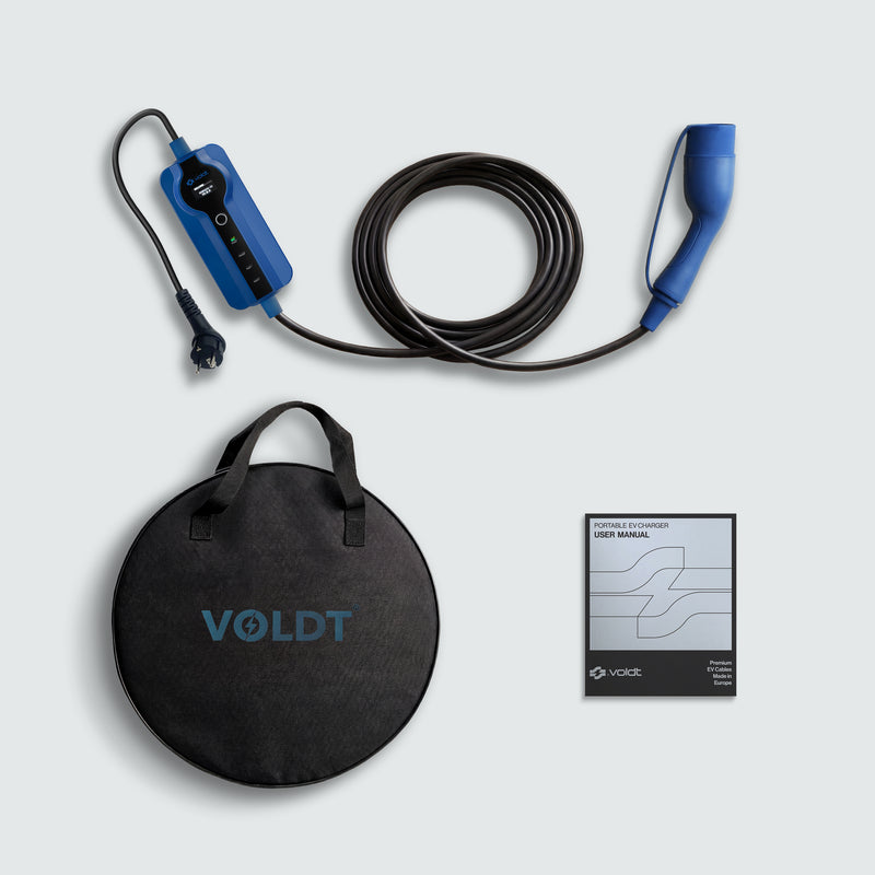 Voldt kabel do ładowania z gniazdka EV 230V | 8A - 16A | 3,7kW + APP
