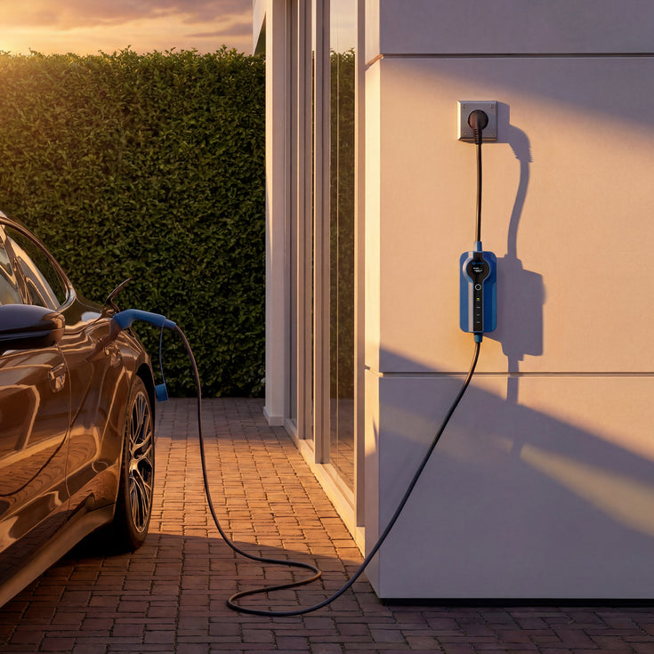 Voldt kabel do ładowania z gniazdka EV 230V | 8A - 16A | 3,7kW + APP