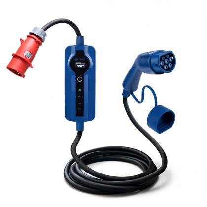 Voldt kabel do ładowania EV z CEE | 3 fazy | 8A-32A | 22kW + APP