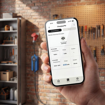 Voldt kabel do ładowania EV z CEE | 3 fazy | 8A-32A | 22kW + APP
